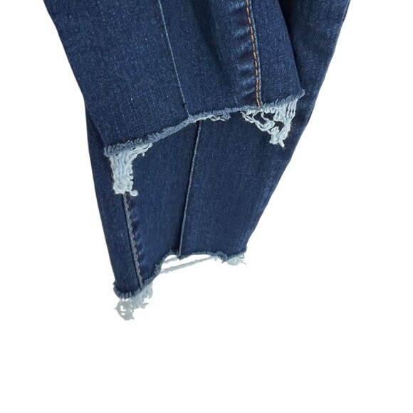 S.O.N.G. Curvy Lined Jeans w/ Distressed Hem| 28 - Picture 3 of 6